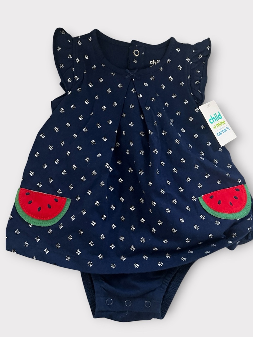 Baby Girl Watermelon Summer dress size 12M NWT